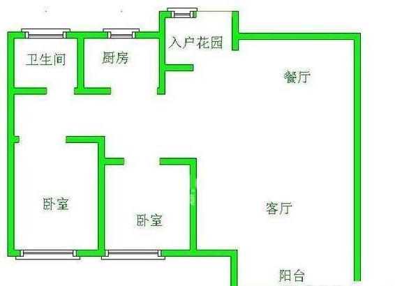 金阳世纪城龙耀苑  2室2厅1卫   93.00万