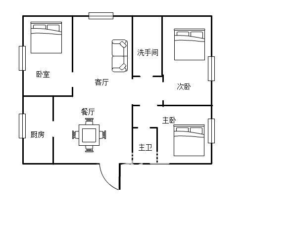 尚格名城西山林雨室内图2