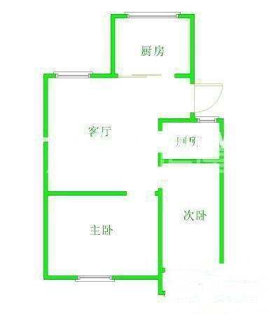 林科院单位房（湘林小区）  3室2厅1卫    1800.0元/月室内图1