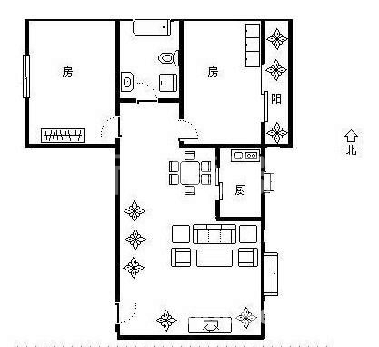 长安花园  7室3厅4卫   91.80万户型图