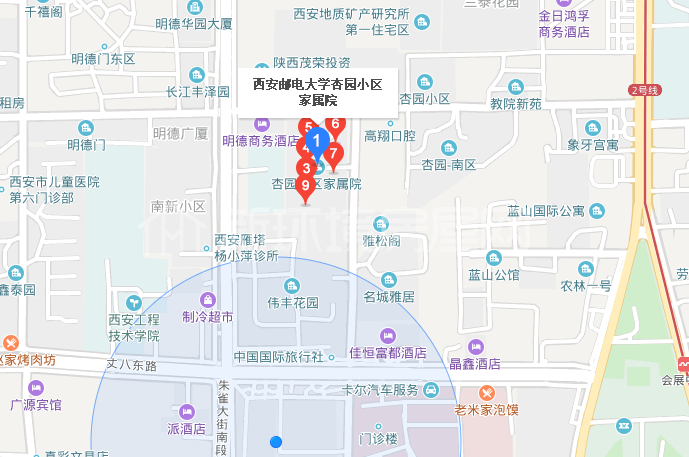 西安邮电大学杏园小区家属院室内图2